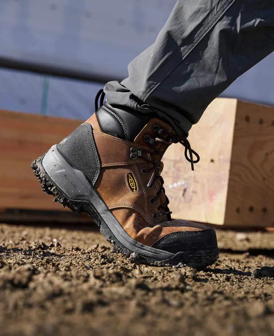 Men's Evanston 6 Insulated Waterproof Boot (Carbon Toe) | Bison/Black - Image 9