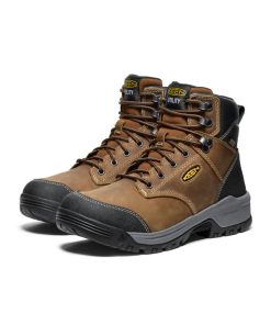 Alternative view of Men's Evanston 6 Waterproof Boot (Soft Toe)  |  Bison/Black