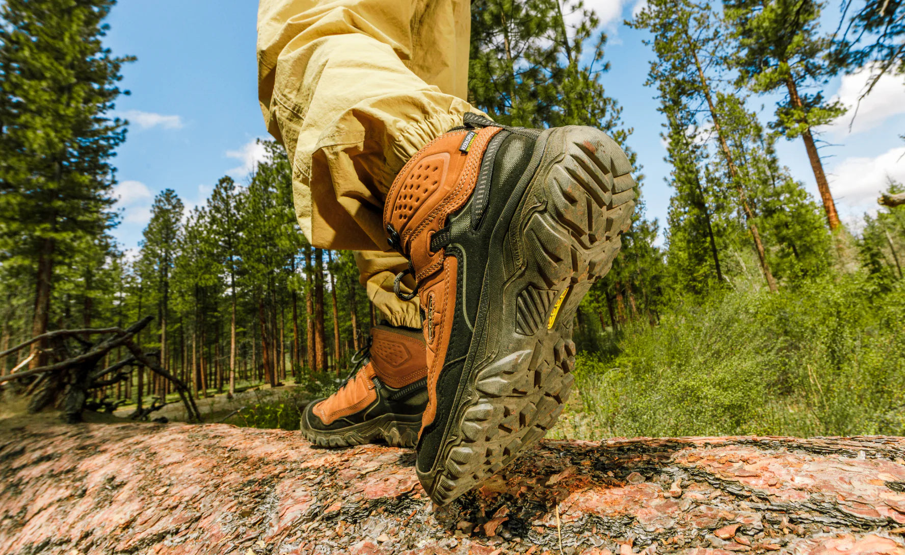 Men's Targhee IV Waterproof Hiking Boot | Brindle/Canteen - Image 7