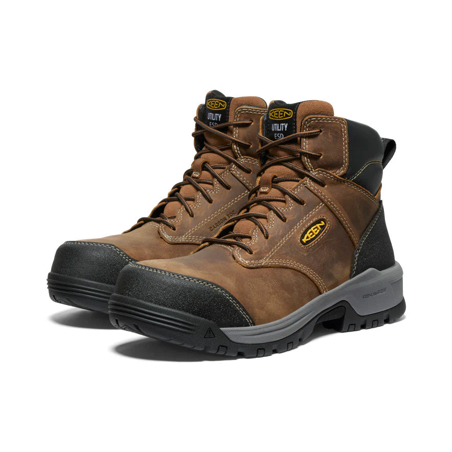 Men's Evanston 6 ESD Boot (Carbon Toe) | Bison/Black - Image 5