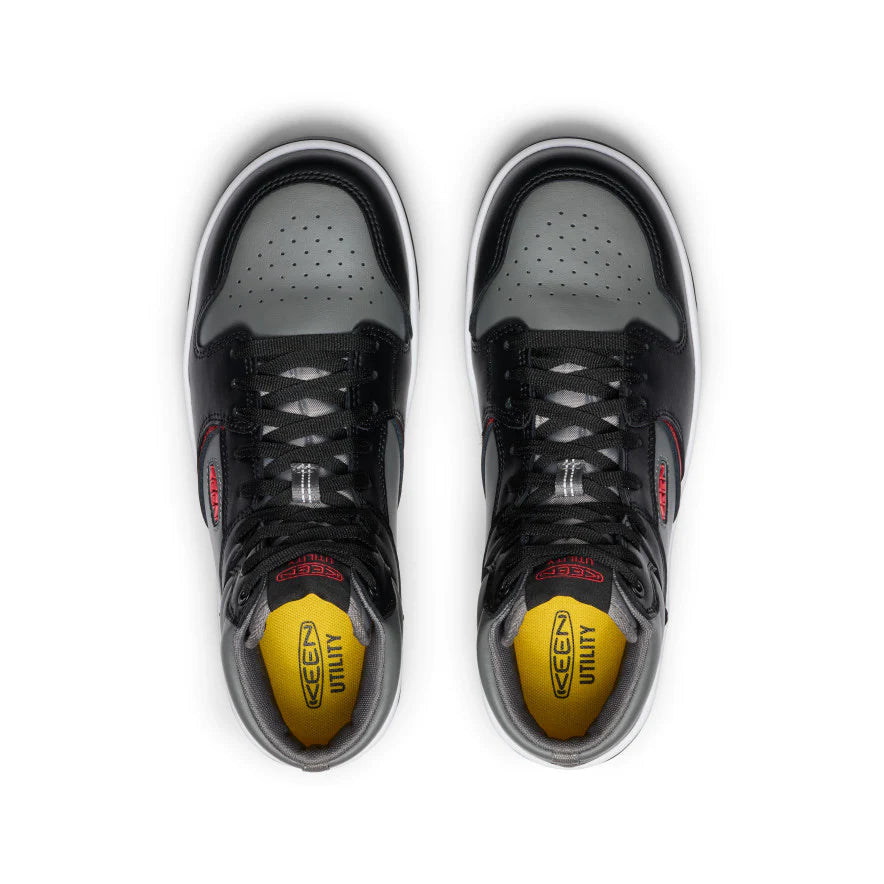 Men's Overton Mid Work Shoe (Carbon Toe) | Steel Grey/Black - Image 5