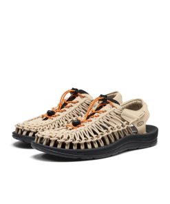 Alternative view of Men's UNEEK Sneaker  |  Safari/Orange Peel
