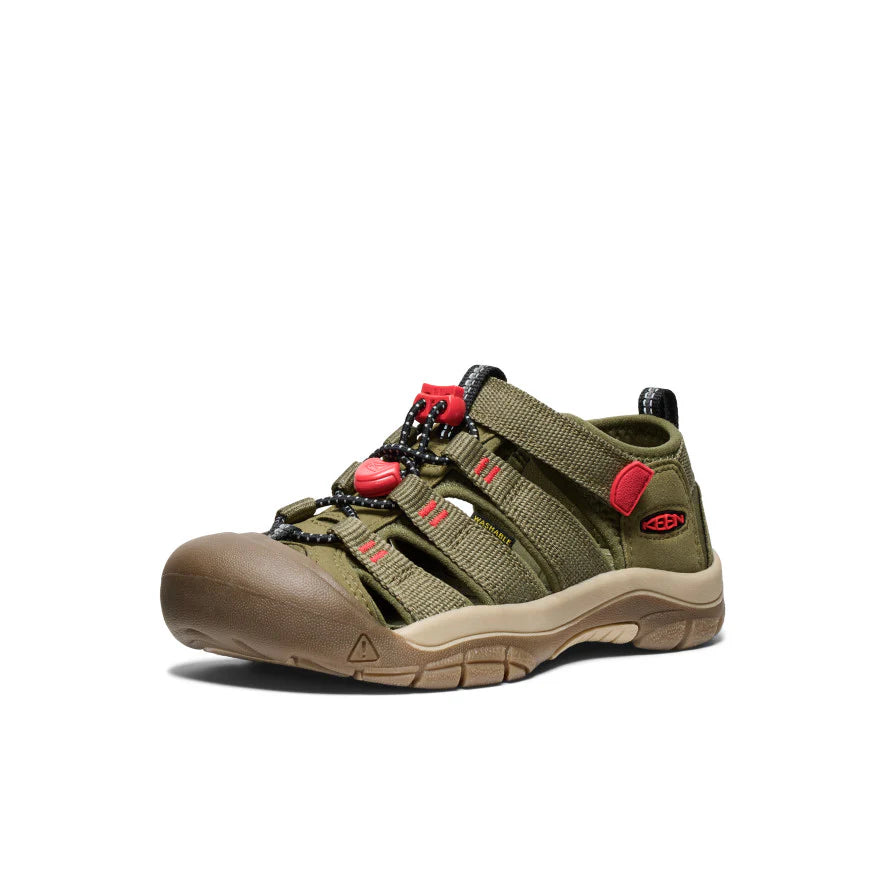 Big Kids' Newport H2 | Martini Olive/Aura Orange - Image 2