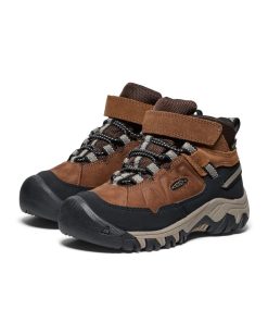 Alternative view of Little Kids' Targhee IV Waterproof Hiking Boot  |  Bison/Brindle