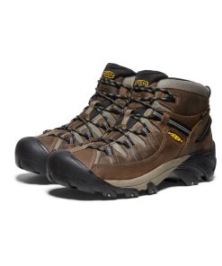 Alternative view of Men's Targhee II Waterproof Mid Wide  |  Shitake/Brindle