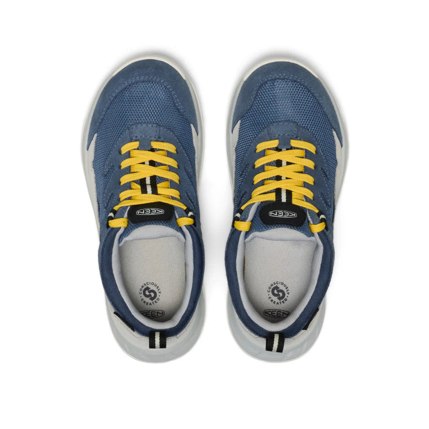 Big Kids' Hightrail Waterproof Hiking Shoe | Vintage Indigo/Alloy - Image 4