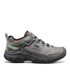 Women's Targhee IV Wide Waterproof Hiking Shoe  |  Alloy/Granite Green