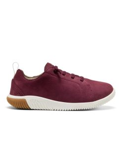 Big Kids' KNX Leather Sneaker  |  Fig/Star White