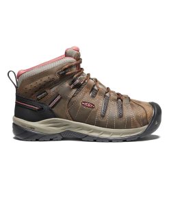 Women's Flint II Waterproof Boot (Soft Toe)  |  Cascade Brown/Brick Dust