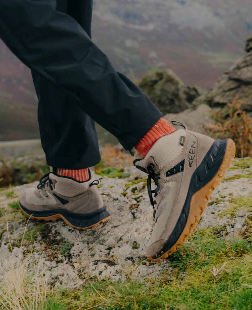 Men's Hightrail Waterproof Wide Hiking Boot | Brindle/Oak Buff - Image 7
