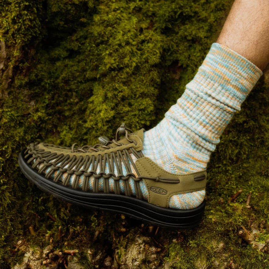 Men's UNEEK Sneaker | Dark Olive/Black - Image 7