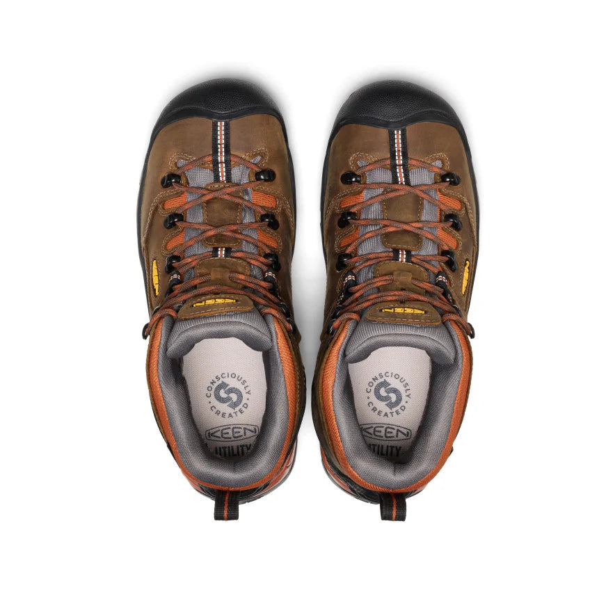 Men's Pittsburgh Energy 6 Waterproof Boot (Soft Toe) | Cascade Brown/Black - Image 4