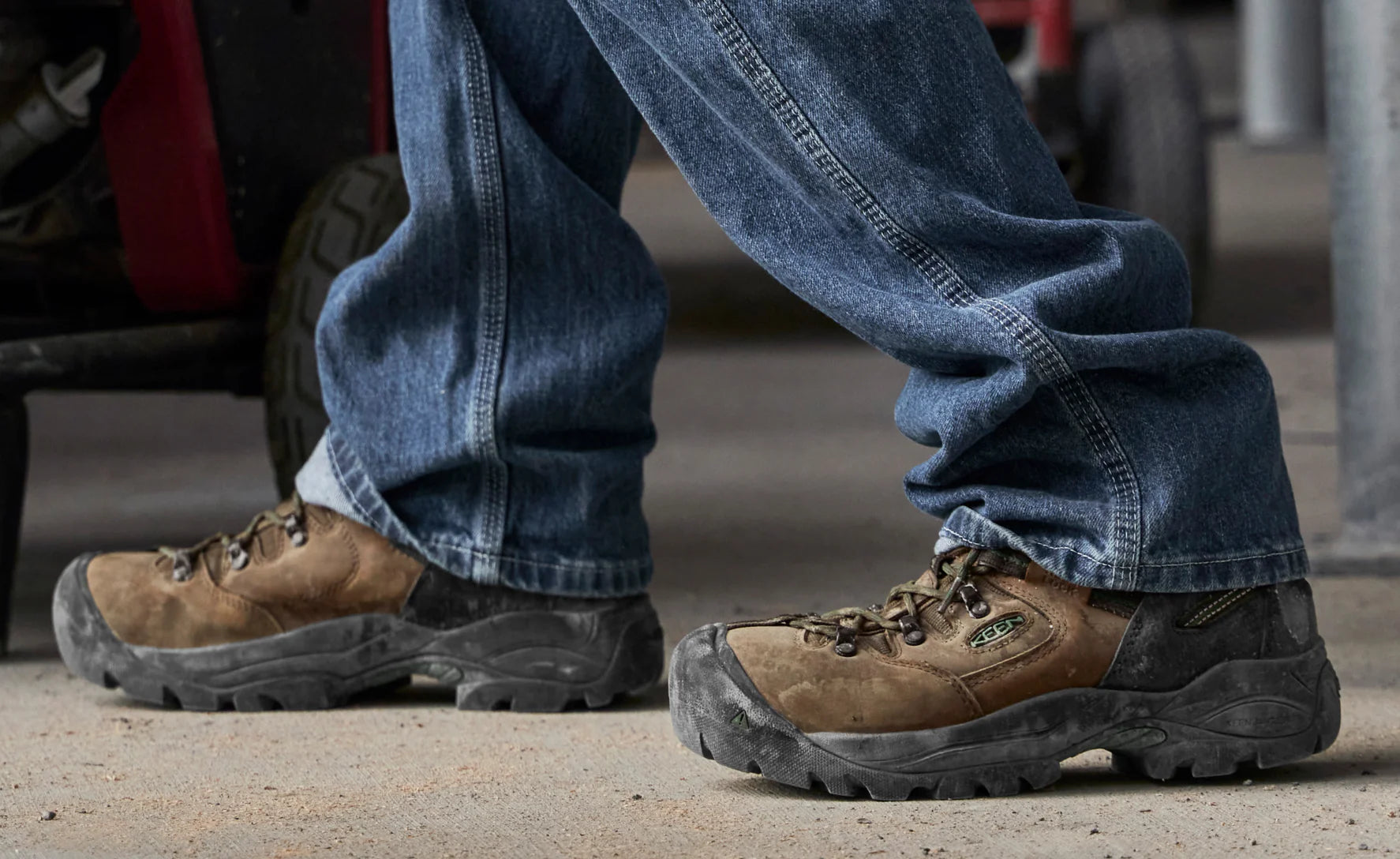 Men's Pittsburgh Energy 6 Waterproof Boot (Carbon Toe) | Bison/Black - Image 7