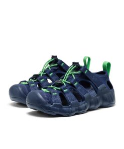 Alternative view of Big Kids' Hyperport H2 Sandal  |  Naval Academy/Vibrant Green