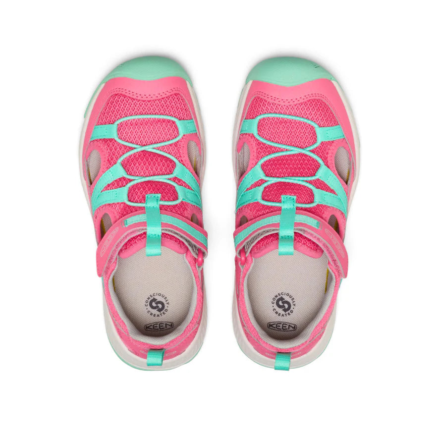 Big Kids' Motozoa Sandal | Pink Lemonade/Cabbage - Image 4