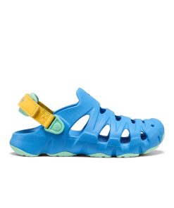 Big Kids' HyperFLT Clog  |  Azure Blue/Daffodil