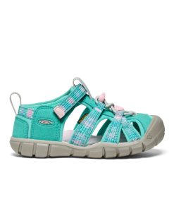 Little Kids' Seacamp II CNX  |  Bright Aqua/Giggle Pink