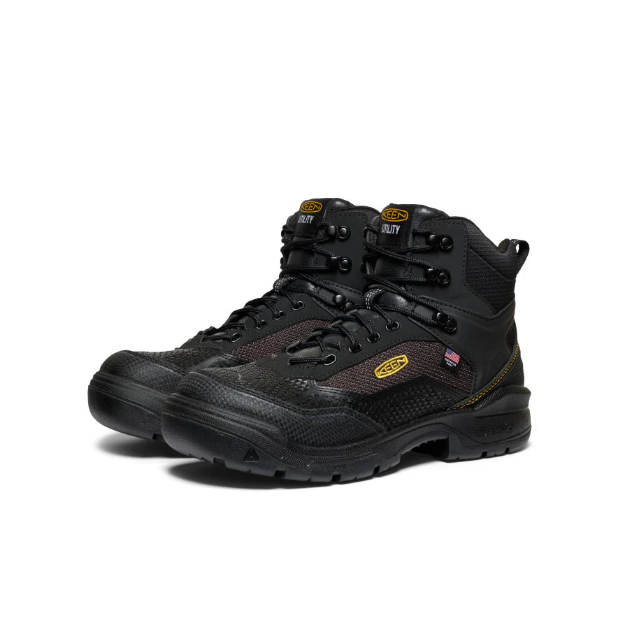 Men's Stronglite Waterproof Boot (Carbon Toe) | Black/Black - Image 2