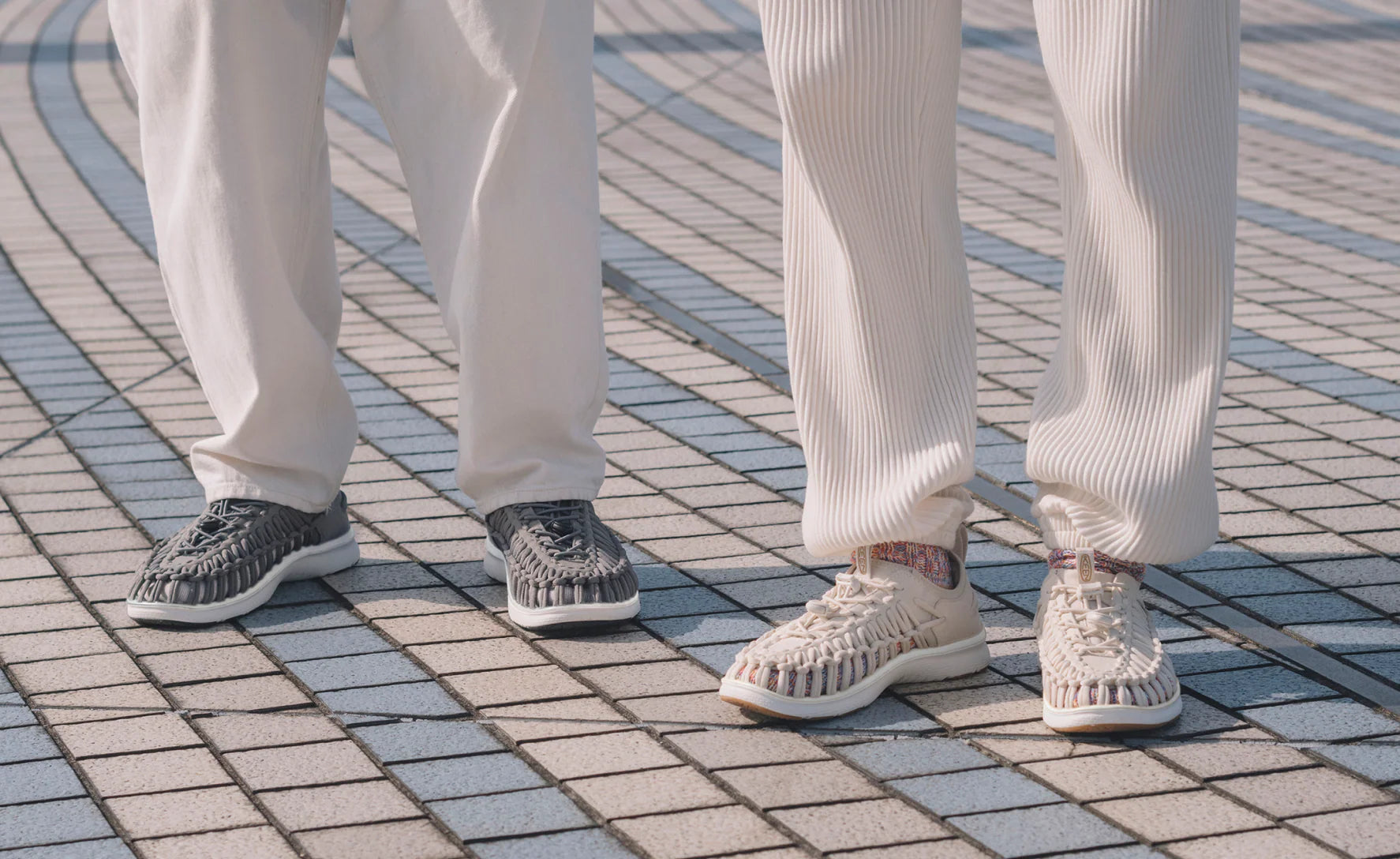 Men's UNEEK O3 Sneaker Sandal | Birch/Star White - Image 4