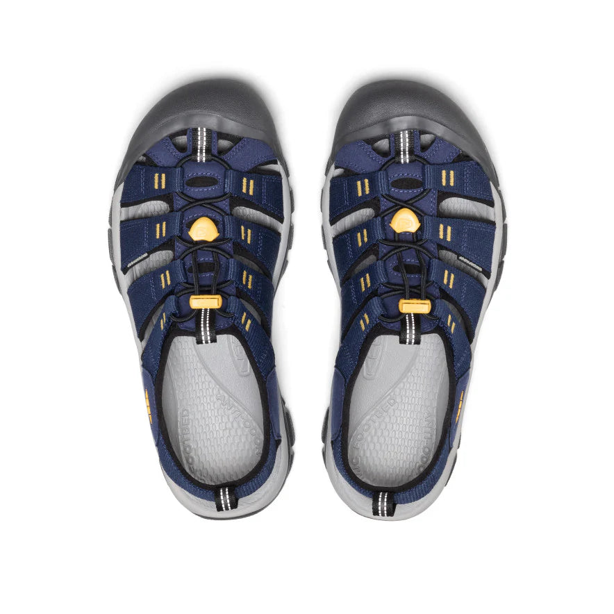 Men's Newport H2 Sandal | Naval Academy/Keen Yellow - Image 4