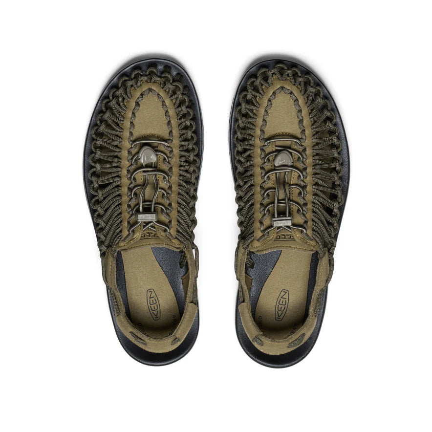 Men's UNEEK Sneaker | Dark Olive/Black - Image 3