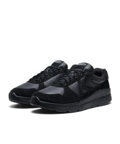 Alternative view of Men's KM2 Leather Jogger  |  Black/Black