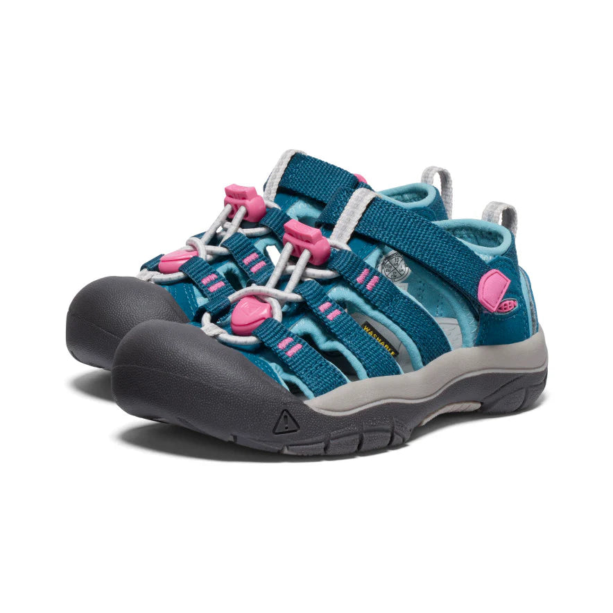 Little Kids' Newport H2 | Legion Blue/Hot Pink - Image 2