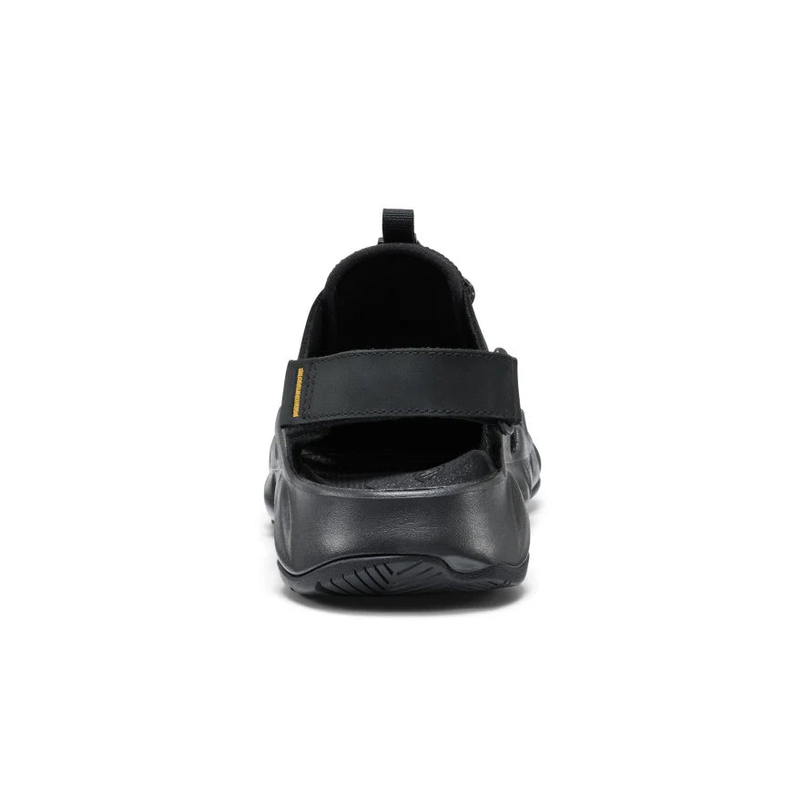 Men's Hyperport Fisherman Leather Sandal | Black/Keen Yellow - Image 5