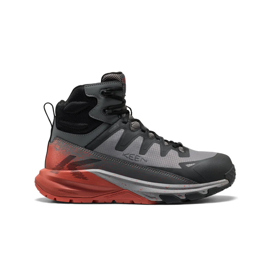 Men's Targhee Blur Waterproof Work Boot (Carbon Toe) | Steel Grey/Black