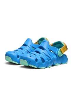 Alternative view of Little Kids' HyperFLT Clog  |  Azure Blue/Daffodil