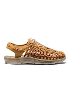All Gender UNEEK Leather Sneaker | Oak Buff/Plaza Taupe