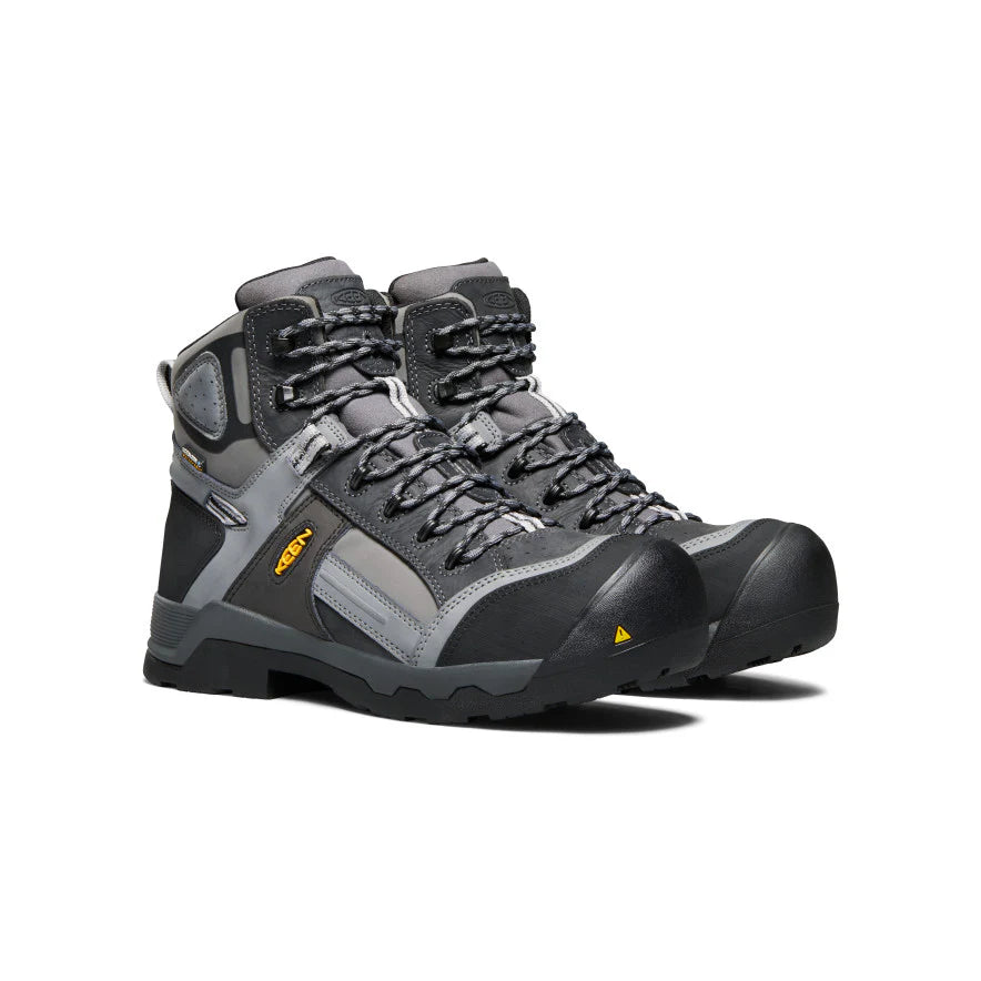 Men's Davenport 6 Insulated Waterproof Boot (Composite Toe) | Magnet/Steel Grey - Image 2