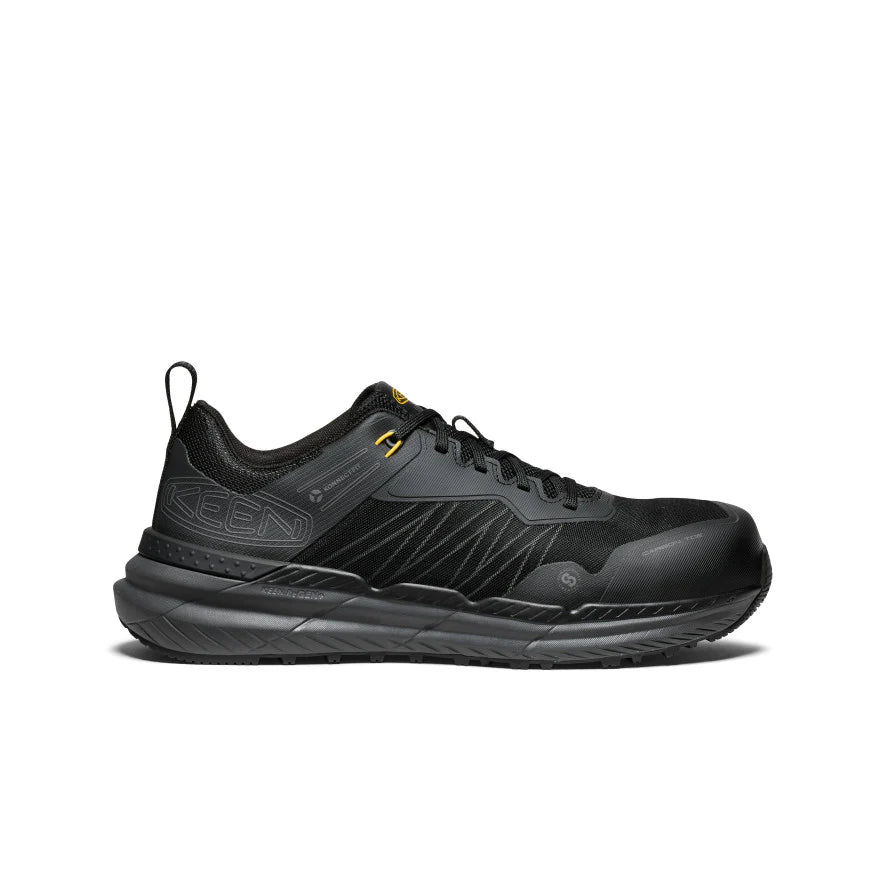Men's Speedworks Work Sneaker (Carbon Toe) | Black/Steel Grey
