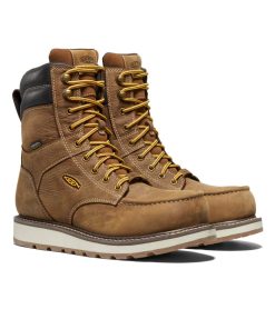Alternative view of Men's Cincinnati 8 Waterproof Boot (Carbon Toe)  |  Belgian/Sandshell