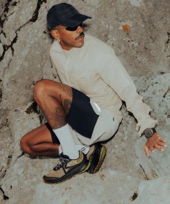 Alternative view of Men's Roam Trail Running Shoe  |  Black/Orange Peel