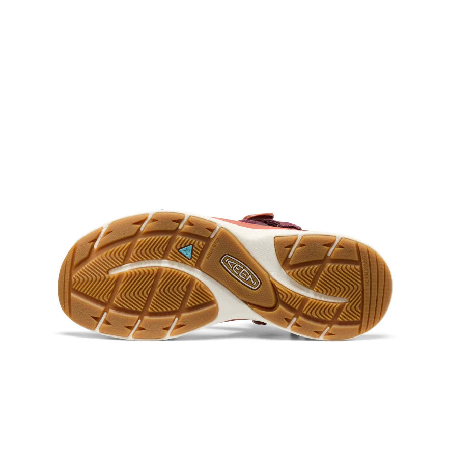 Women's Leiki Open-Toe Sandal | Fig/Burnt Brick - Image 6