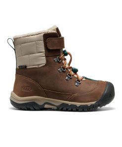 Big Kids' Kanibou Waterproof Winter Boot  |  Dark Earth/Roasted Pecan