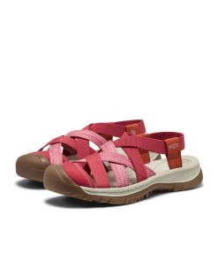 Alternative view of Women's Whisper Lattice Sandal  |  Garnet/Burnt Brick