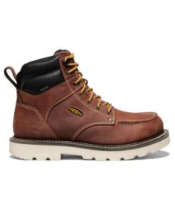 Men's Cincinnati 6 Waterproof 90° Heel Boot (Soft Toe)  |  Tuscan Red/Sandshell