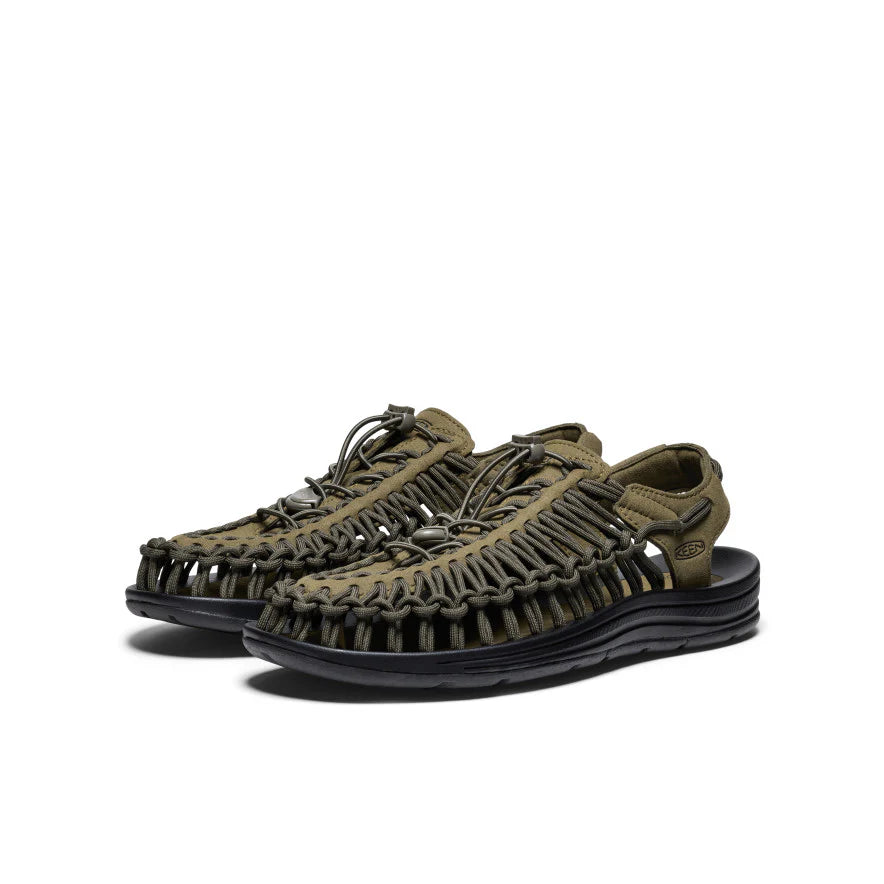 Men's UNEEK Sneaker | Dark Olive/Black - Image 8