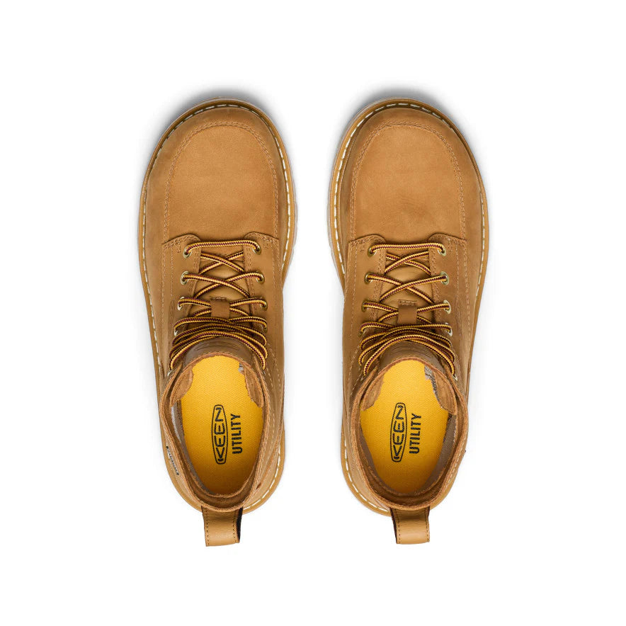 Men's San Jose 6 Waterproof 90° Heel Boot (Aluminum Toe) | Bistre/Gum - Image 4