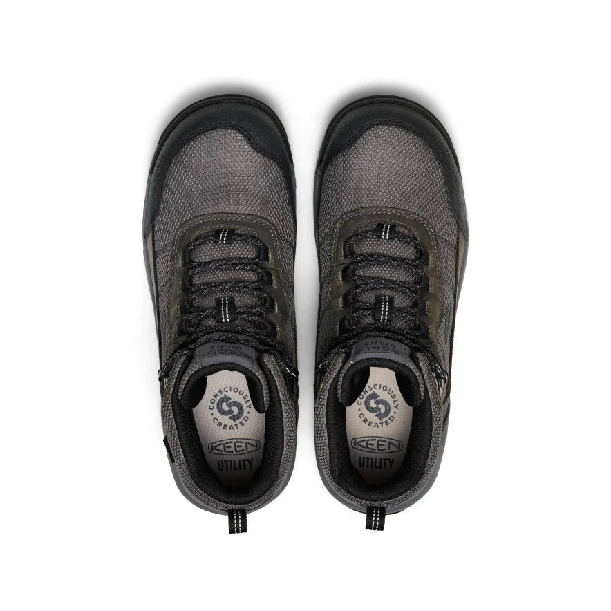 Men's Skokie Waterproof Work Boot (Carbon Toe) | Magnet/Black - Image 4
