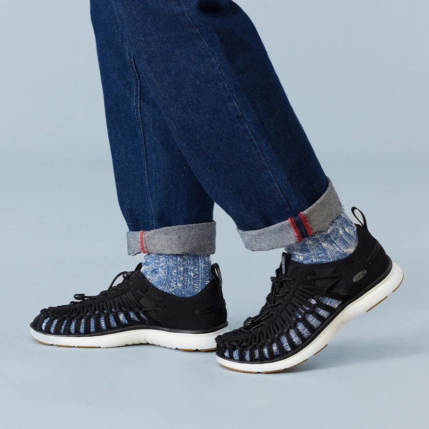 Men's UNEEK O3 Sneaker Sandal | Black/Star White - Image 9